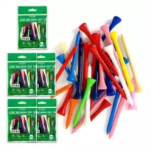 턴트골프 SML사이즈 컬러 혼합 골프나무티 5팩 총150개입