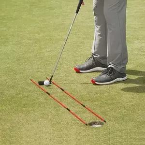 파워큐 3단 접이식 골프 얼라인먼트 스틱 2P 세트