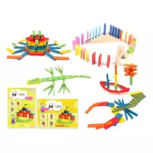 어린이집 단체 블록놀이 카프라 도미노 세트 창작놀이 유아용 3살 손녀선물 수세기