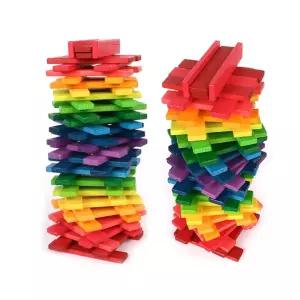 우뇌발달 파스텔 카프라 원목블럭 270p+교재 아동발달센터 수블록 초등학생 어린이집