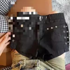 남사친 바지 검정 빅사이즈 청반바지 핫팬츠 봄가을 MODU1