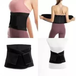 헬스코르셋 허리보호대 M 블랙 골프허리보호대 헬스허리벨트