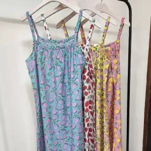 제작 여성용 여름 인견 나시 원피스 잠옷