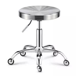 바퀴달린의자 진료 미용 카운터보조 의자 진찰 스테인리스