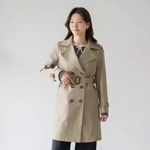 [마담4060]엄마옷 마담4060 코트 중년여성 데일리 클래식더블트렌치코트 -YCO2602003-