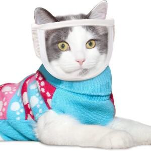 고양이 물림 방지 입마개 여행 도구  그루밍 마스크 애완 용품 목욕 미용 필수품