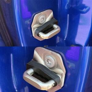 방음 문 잠금 패드 세트 자동차 댐핑 고무 소음 감쇠 차량 스페어