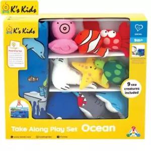 헝겊 놀이 가방 바다 10796인형 장난감 어린이 역할