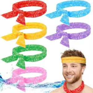 더운 날씨를 위한 쿠메 6팩 쿨링 넥 랩 쿨러 스 스카프 반다나 여름 여성 워킹 아웃도어용