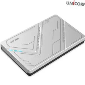 (올핀)유니콘 외장하드케이스 2.5인치 USB3.1 원터치슬라이드조립 HDD6TB지원