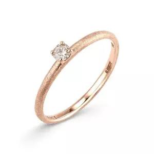 18k 루나 1부 다이아몬드 반지_현대감정