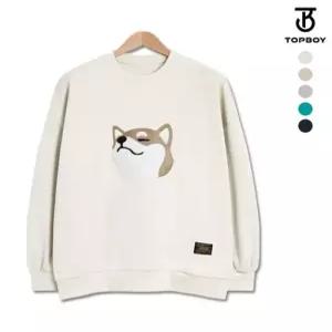 보들보들 시바 오버핏 맨투맨 IN001)