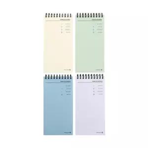 [모닝글로리]PP테마컬러 기자수첩 휴대용수첩 메모수첩