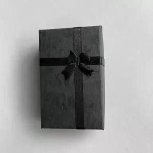 목걸이 선물용 케이스 블랙 사각 액세서리 종이 박스 포장 보석함 팔찌