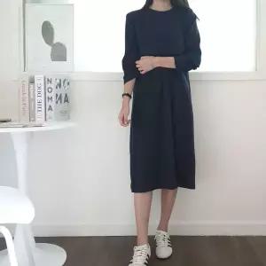 [보리보리/보리맘]핀턱 지퍼 수유구 수유 원피스 외출 봄 가을 수유복 홈웨어