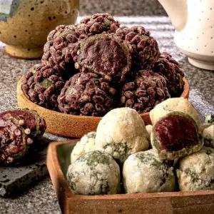 [제주명물] 국산찹쌀 통팥 오메기떡 5개+기피오메기떡 5개 (총 10개입)