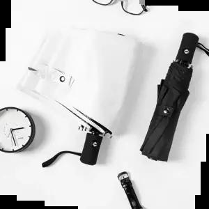 장우산 POP컬러 UV 3단 자동 우산 암막 자외선차단 우양산