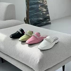 [엄지척]장식 531GVP94 124322 비즈 진주 블로퍼 슬리퍼 여성 로퍼 여성