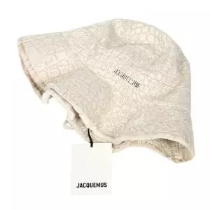 [자크뮈스] 아티초크 크로코 베이지 버킷 햇 149077068