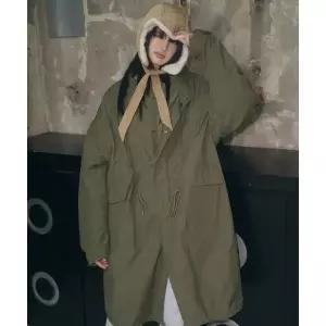 레더리 LEATHERY M-65 피쉬테일 오버핏 롱파카 [2COLOR] 290600