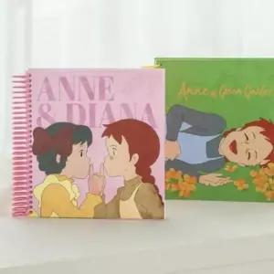 [문구/오피스] 피크닉 빨강머리앤 컬러 스프링 공책 수첩 공부 노트