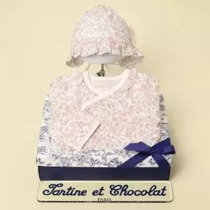 [롯데백화점]타티네쇼콜라 (임신출산축하선물2종세트)세레나배냇저고리+로라모세트TNPMAG023P