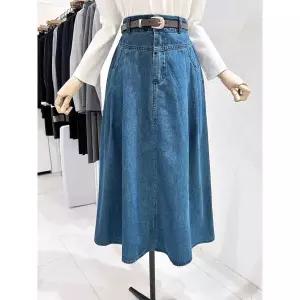 갤러리아 [LAP]벨트세트 요크절개 데님스커트 (AS7XE163)