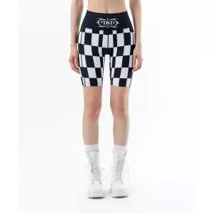덕다이브 체커보드 그래픽 바이커쇼츠 블랙 1925919