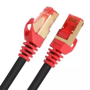 Cat7 10G 기가 비트 랜선 2m (0.5~75m)방수 랜케이블 S-FTP 실내 옥외 겸용 인터넷선 cat.7 / 10기가 옥외용 패치코드 2m WISENX1033