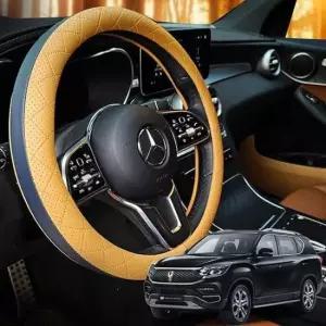 [CAR] G4렉스턴 핸들커버 엠보싱 가죽 타공형 원형