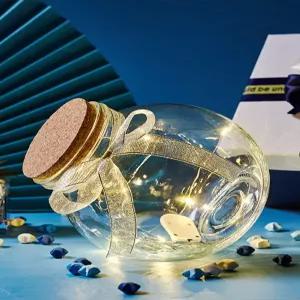 종이학 담는 소형 학종이 종이접기 유리병 천마리 선물