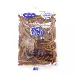 [에이치플러스몰]델리소 모이스트 치즈버거 100g 강아지 애견 간식
