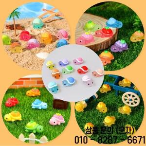 50/30PCS 귀여운 미니 바다 수지 거북이 동물 작은 인형 해양 수족관 장식품 홈