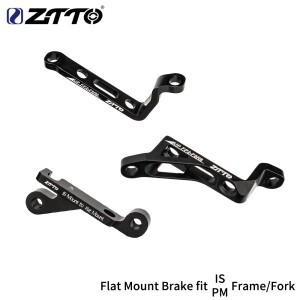 ZTTO MTB 포스트 마운트-플랫 마운트 디스크 브레이크 어댑터 자전거 브래킷 IS PM-FM 캘리퍼스 로터 140 1