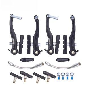 V브레이크 캘리퍼 세트 자전거 리니어 풀 패드 슈즈 MTB 로드 BMX 폴딩 크루저