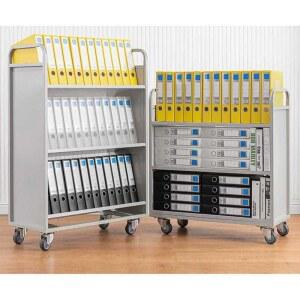 북 트롤리 사무실 이동식 카트 바퀴달린 책장 수납 파일 흰색