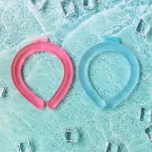 얼음 콜드넥 아이스 넥 넥밴드 넥쿨러 급속냉각 튜브 목 목도리 쿨링 밴드 스카프 링 쿨