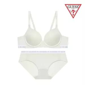 [매장정품] 게스 언더웨어 [선물포장] 노와이어 바닐라 브라팬티세트 GEWBR162BP162VA