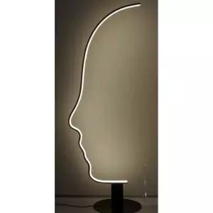 얼굴 라인 조명 따뜻한 페이스 램프 미술관 무드등 장 빛 방지