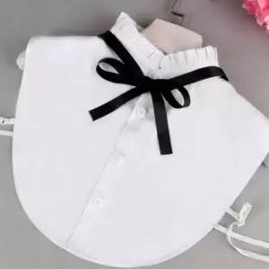 페이크 블라우스 카라 넥케이프 넥카라 레이어드 셔츠 가짜목