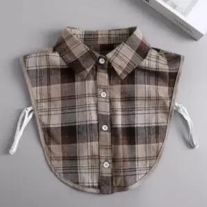 여자 셔츠 페이크 카라 레이어드 넥케이프 가짜 넥카라