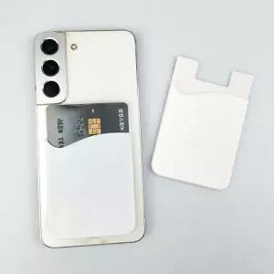 부착형 휴대폰 카드 지갑 화이트 스마트폰 카드 포켓