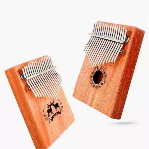 마호가니 휴대용 악기 초보자용 17 음 칼림바 엄지 피아노 연습용 고급 아프리카 입문용 솔리드 학습용