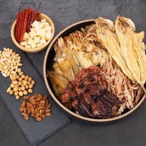 소포장 마른안주 모음 맥주안주 마른오징어 아귀포 육포