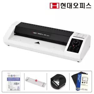 [현대오피스] A3 코팅기 PL-330-1 PLUS +A4코팅지+트리머재단기+코너라운더+자석코팅지 사무용 4롤러