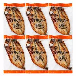 데워먹는 국내산 고등어구이 200g 6미/구운생선,구운고등어,고흥숯불생선구이