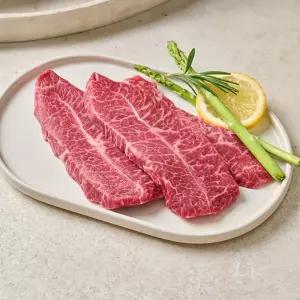 [품질보장] 1++(9)등급 한우 부채살 200g 구이 투뿔한우