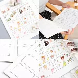 콘티노트 4컷 8컷 A4 A5 만화노트 스토리보드