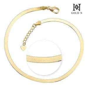 [골드앤] 14K 스네이크 라인 발찌 3mm