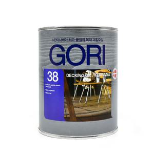 고리38 데크오일 1L 투명, 오일스텐 데크 유성 우드스테인 씨라데코